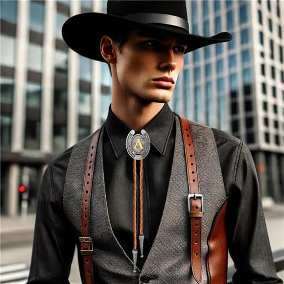 Bolo tie for Men A - Picture 2 of 6